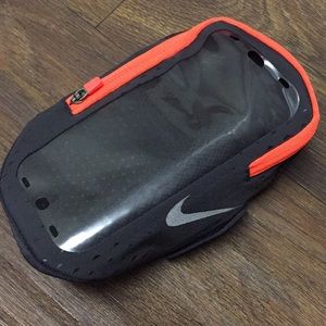 Nike running workout armband orange brand new!